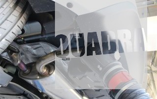 impianto di aspirazione installato su una macchina per evitare inquinamento acustico e atmosferico